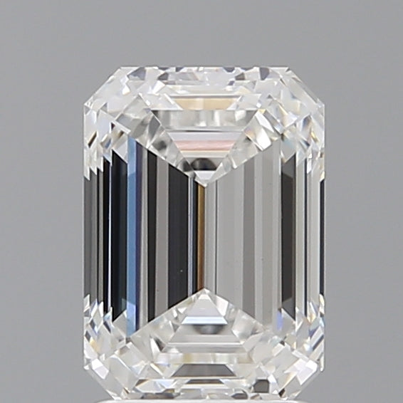 2.09 Carat Emerald Shaped, Ideal Cut, E Color, VVS2 Clarity, IGI Certified Lab Grown Diamond