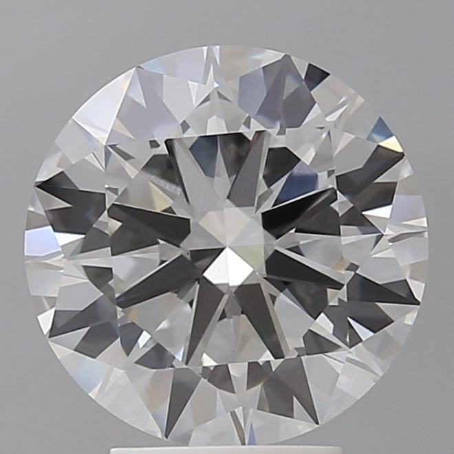 4.03 Carat Round Shaped, Excellent Cut, E Color, VVS2 Clarity, IGI Certified Lab Grown Diamond