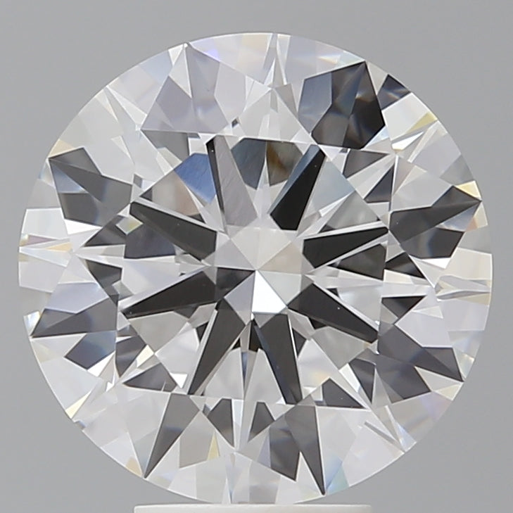 6.07 Carat Round Shaped, Ideal Cut, F Color, VVS2 Clarity, IGI Certified Lab Grown Diamond