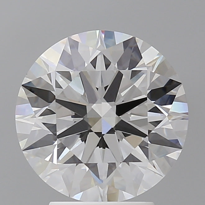 3.59 Carat Round Shaped, Ideal Cut, E Color, VVS2 Clarity, IGI Certified Lab Grown Diamond