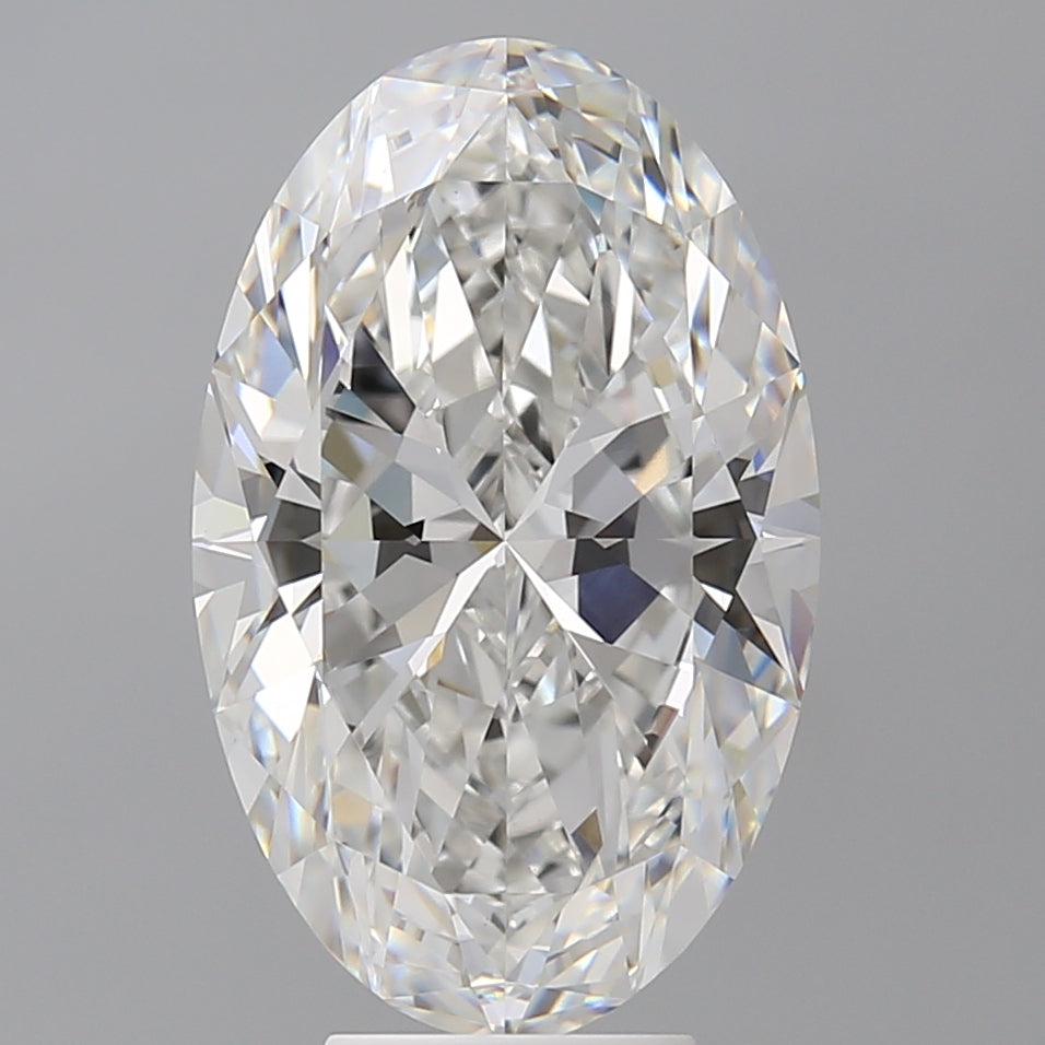 6.57 Carat Oval Shaped, Ideal Cut, E Color, VVS2 Clarity, IGI Certified Lab Grown Diamond