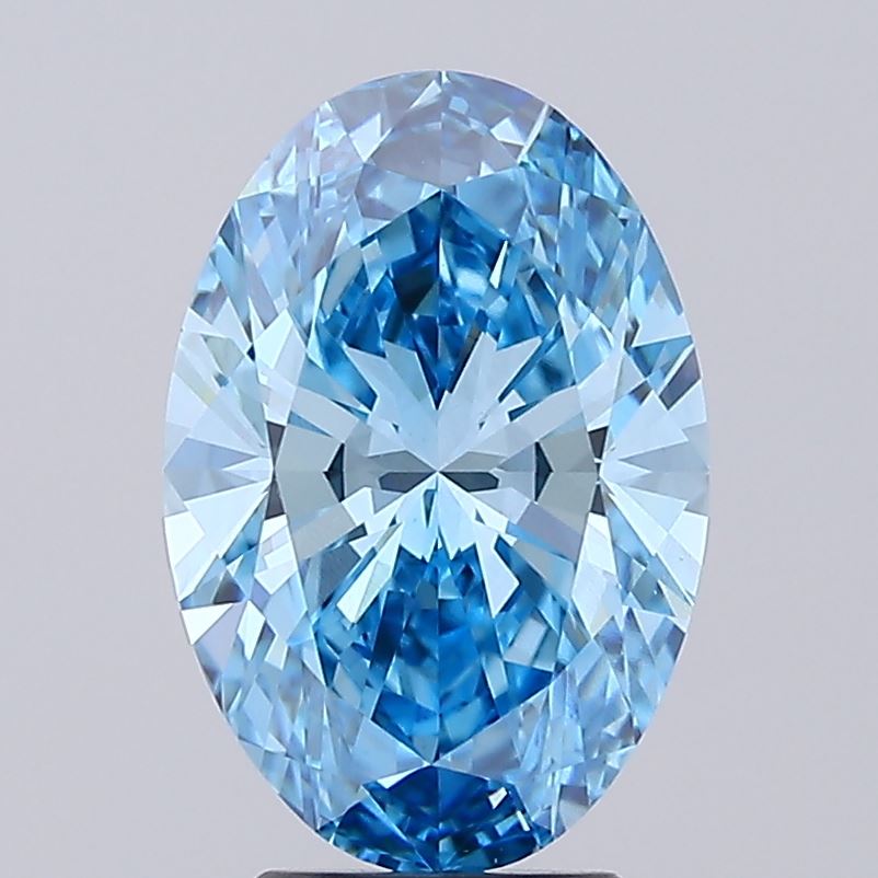 4.08 Carat Oval Shaped, Ideal Cut, VS1 Clarity, IGI Certified Lab Grown Diamond
