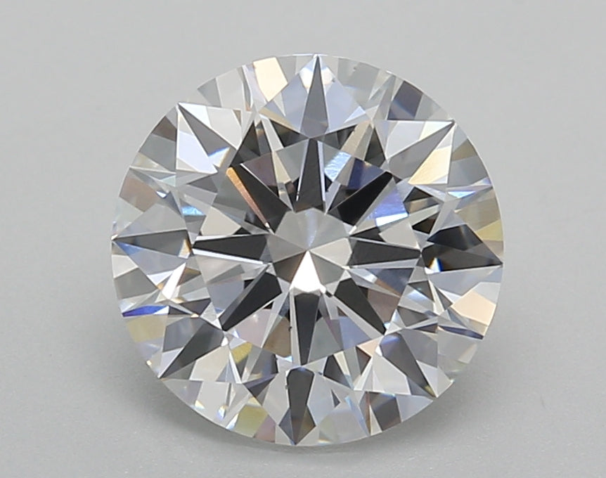 2.52 Carat Round Shaped, Ideal Cut, E Color, VS1 Clarity, IGI Certified Lab Grown Diamond