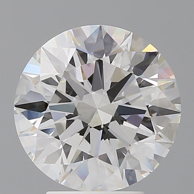 4.01 Carat Round Shaped, Ideal Cut, E Color, VVS2 Clarity, IGI Certified Lab Grown Diamond
