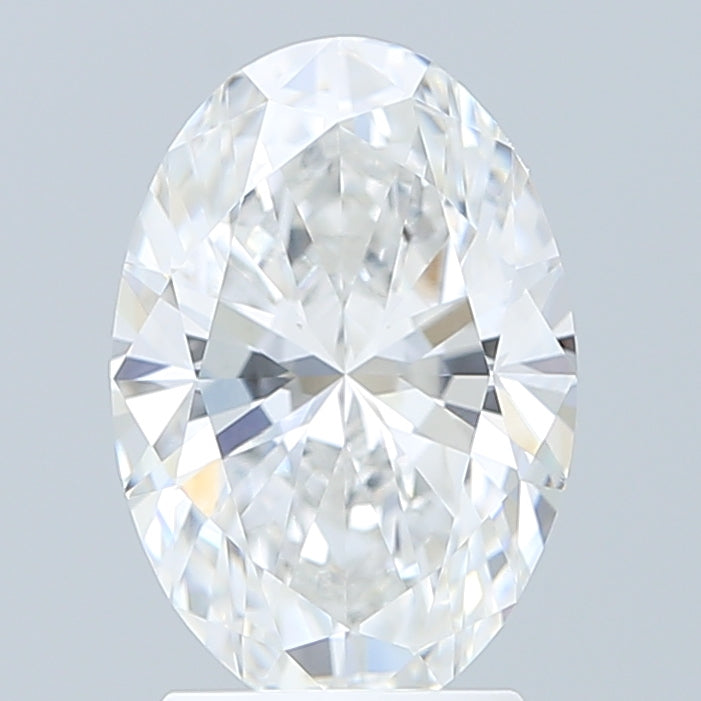 2.60 Carat Oval Shaped, Ideal Cut, E Color, VVS2 Clarity, IGI Certified Lab Grown Diamond
