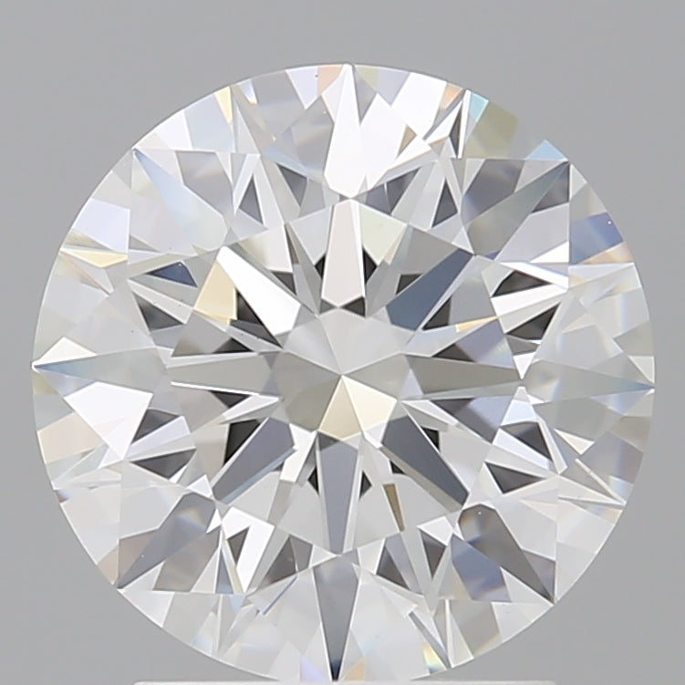 2.60 Carat Round Shaped, Ideal Cut, E Color, VS1 Clarity, IGI Certified Lab Grown Diamond