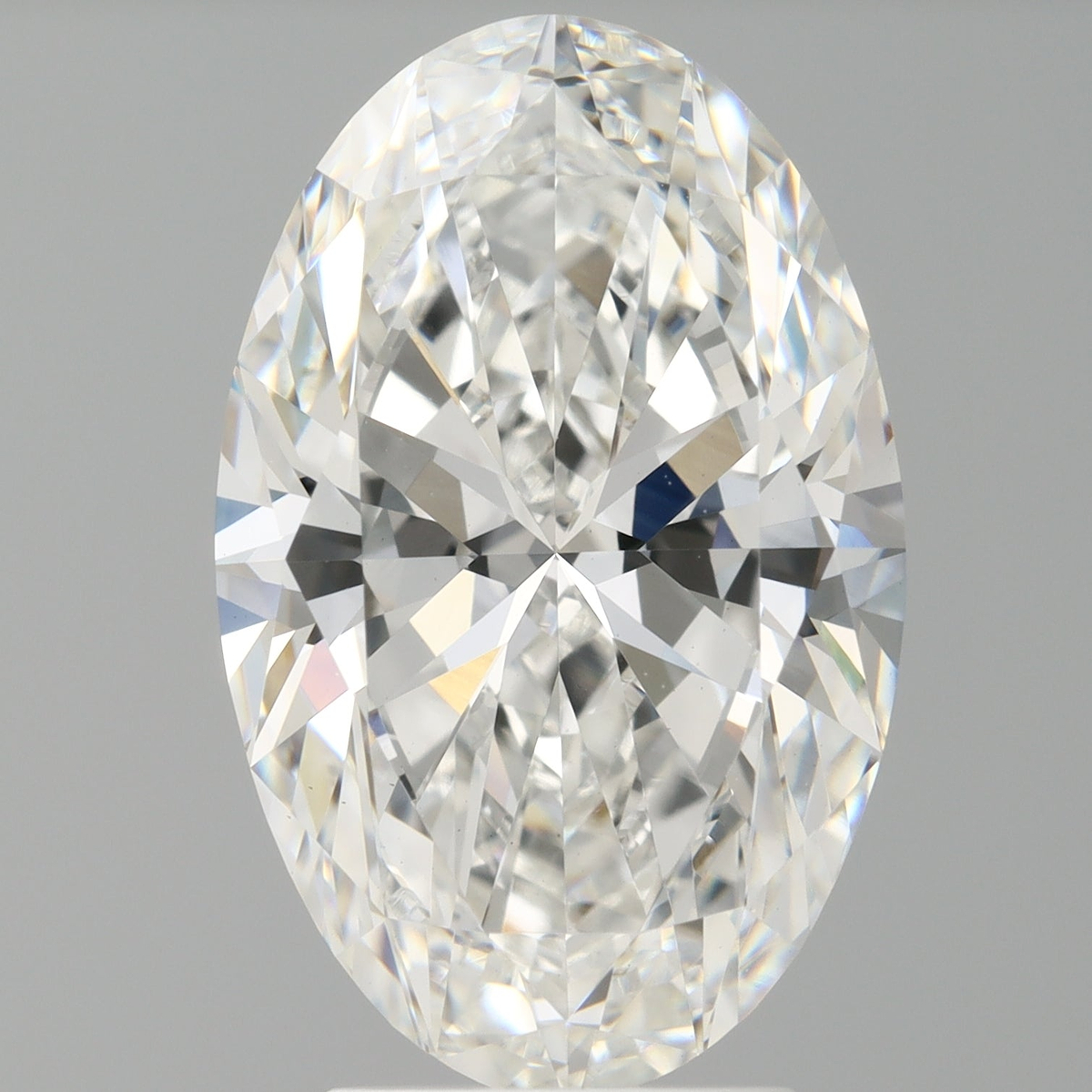 4.08 Carat Oval Shaped, Ideal Cut, E Color, VVS2 Clarity, IGI Certified Lab Grown Diamond