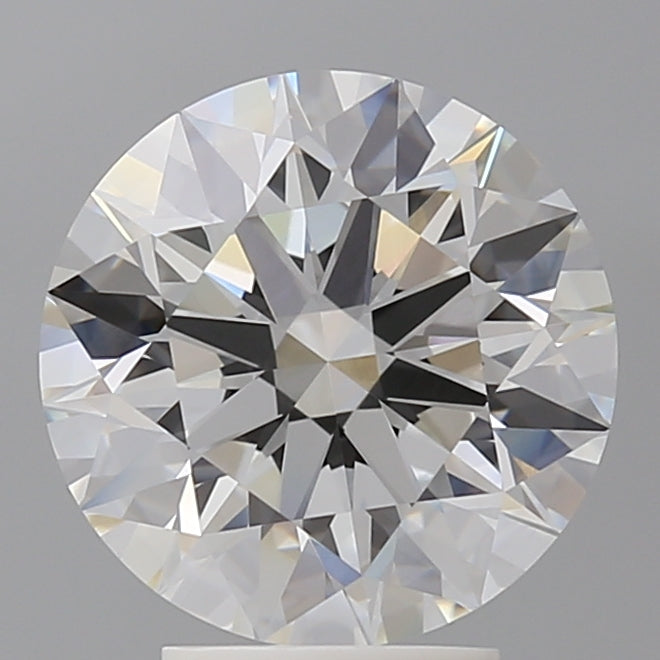 4.09 Carat Round Shaped, Ideal Cut, E Color, VVS2 Clarity, IGI Certified Lab Grown Diamond