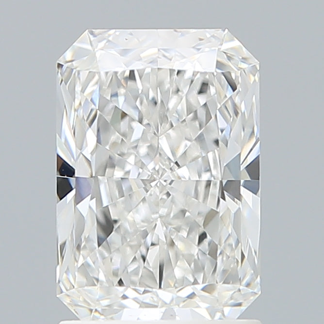 1.74 Carat Radiant Shaped, Ideal Cut, E Color, VVS1 Clarity, IGI Certified Lab Grown Diamond
