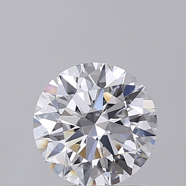 1.29 Carat Round Shaped, Ideal Cut, D Color, VVS2 Clarity, IGI Certified Lab Grown Diamond