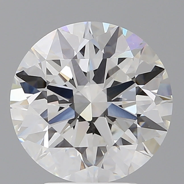 4.07 Carat Round Shaped, Ideal Cut, E Color, VVS2 Clarity, IGI Certified Lab Grown Diamond