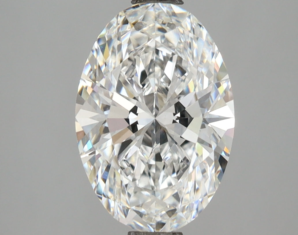 2.54 Carat Oval Shaped, Ideal Cut, E Color, VS1 Clarity, IGI Certified Lab Grown Diamond
