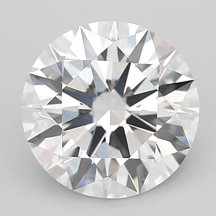 5.06 Carat Round Shaped, Ideal Cut, F Color, VVS2 Clarity, IGI Certified Lab Grown Diamond