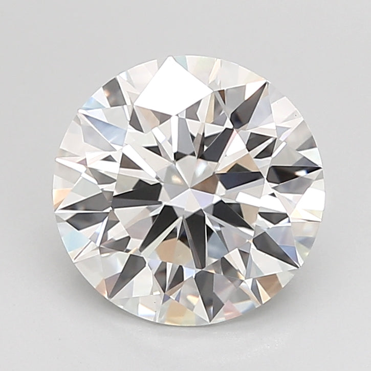 3.02 Carat Round Shaped, Ideal Cut, E Color, VVS2 Clarity, IGI Certified Lab Grown Diamond