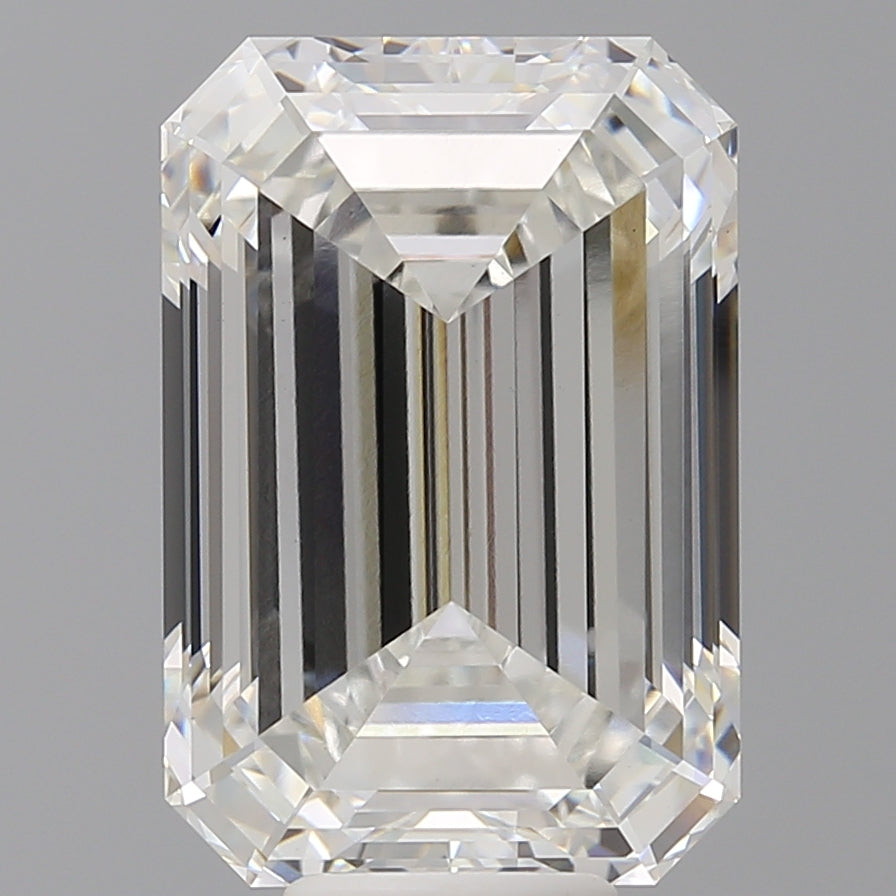 10.10 Carat Emerald Shaped, Ideal Cut, F Color, VS1 Clarity, IGI Certified Lab Grown Diamond
