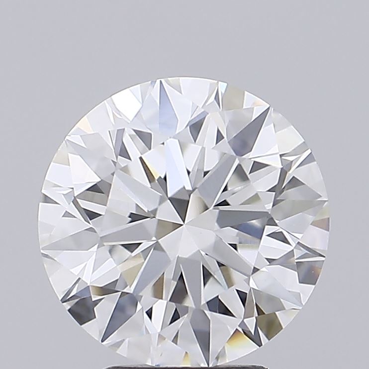 2.53 Carat Round Shaped, Ideal Cut, E Color, VVS2 Clarity, IGI Certified Lab Grown Diamond