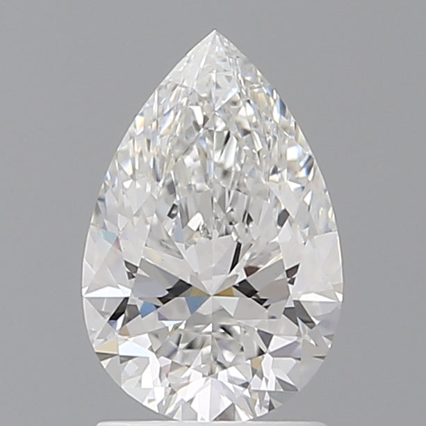 1.59 Carat Pear Shaped, Ideal Cut, E Color, VVS2 Clarity, IGI Certified Lab Grown Diamond