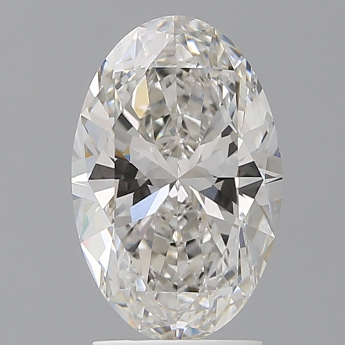 2.54 Carat Oval Shaped, Ideal Cut, F Color, VVS2 Clarity, IGI Certified Lab Grown Diamond
