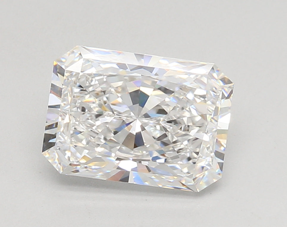 2.53 Carat Radiant Shaped, Ideal Cut, D Color, VVS1 Clarity, IGI Certified Lab Grown Diamond
