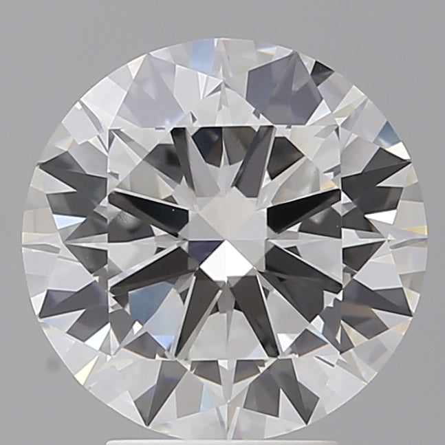 4.02 Carat Round Shaped, Excellent Cut, E Color, VVS2 Clarity, IGI Certified Lab Grown Diamond