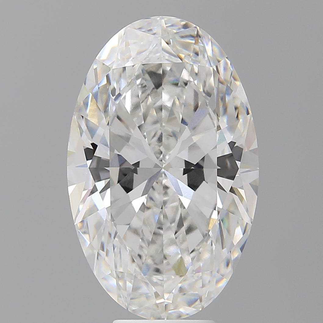 8.59 Carat Oval Shaped, Ideal Cut, F Color, VVS2 Clarity, IGI Certified Lab Grown Diamond