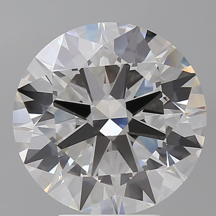 5.02 Carat Round Shaped, Excellent Cut, F Color, VVS2 Clarity, IGI Certified Lab Grown Diamond