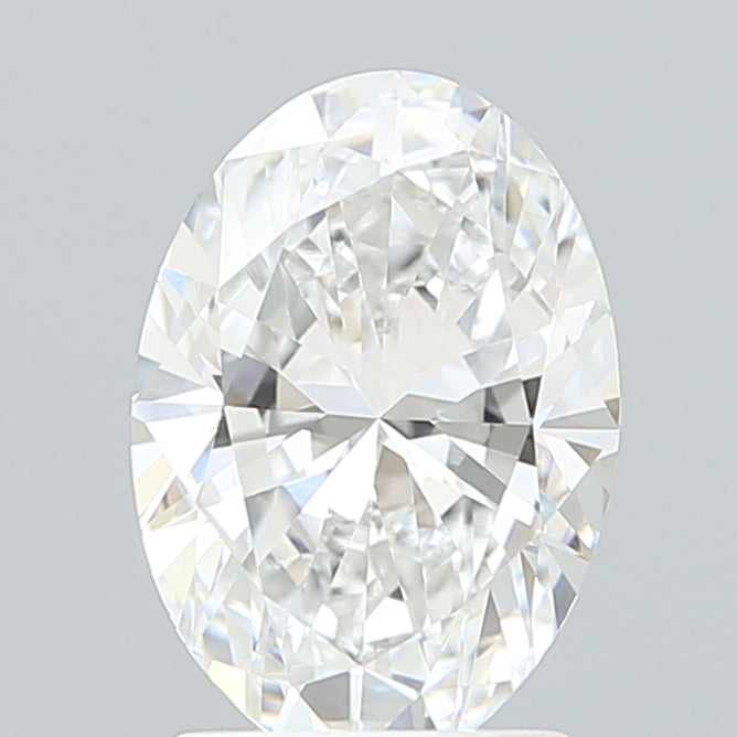 2.06 Carat Oval Shaped, Ideal Cut, E Color, VVS2 Clarity, IGI Certified Lab Grown Diamond