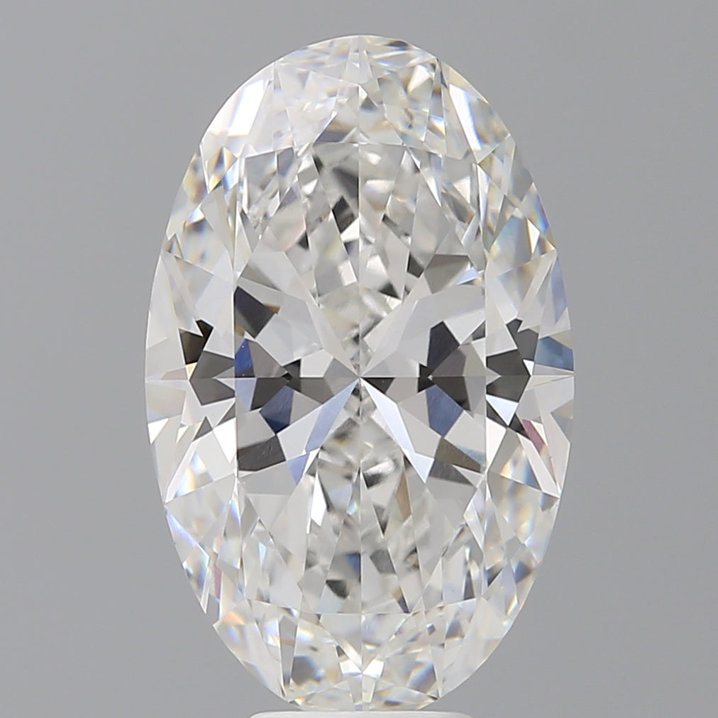 7.58 Carat Oval Shaped, Ideal Cut, E Color, VVS2 Clarity, IGI Certified Lab Grown Diamond