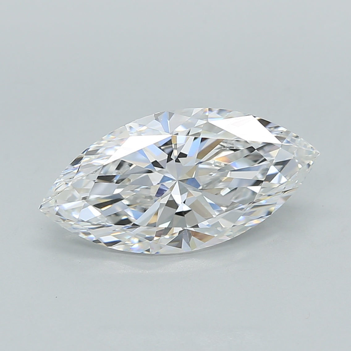 2.50 Carat Marquise Shaped, Excellent Cut, E Color, VVS2 Clarity, IGI Certified Lab Grown Diamond