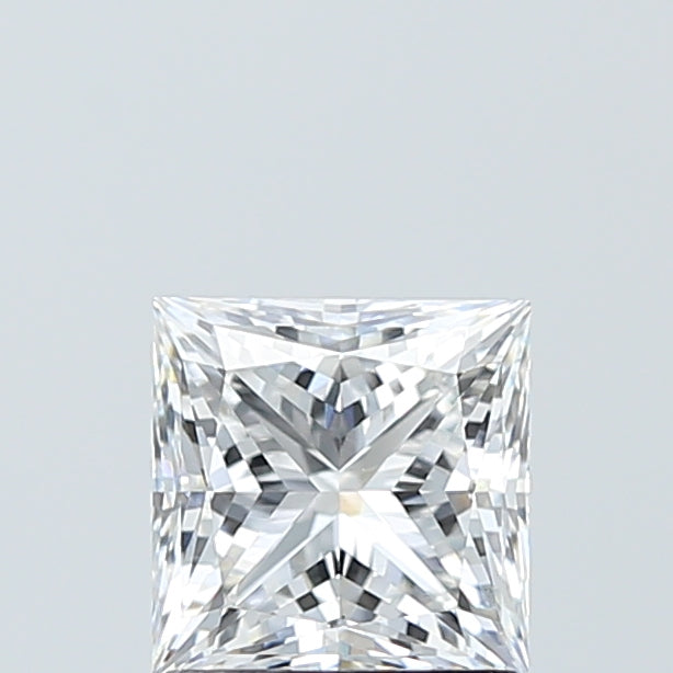 1.52 Carat Princess Shaped, Excellent Cut, E Color, VS1 Clarity, IGI Certified Lab Grown Diamond