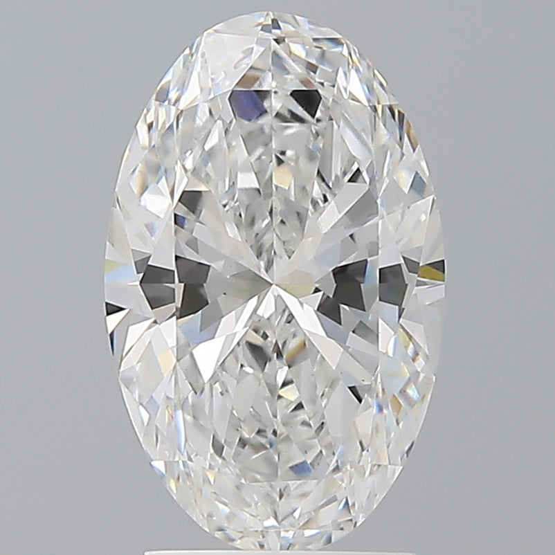 2.52 Carat Oval Shaped, Ideal Cut, E Color, VVS2 Clarity, IGI Certified Lab Grown Diamond
