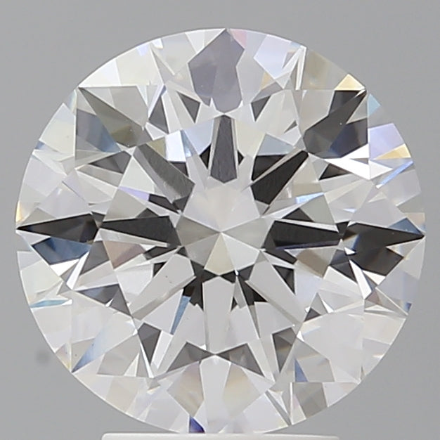 4.08 Carat Round Shaped, Ideal Cut, E Color, VVS2 Clarity, IGI Certified Lab Grown Diamond