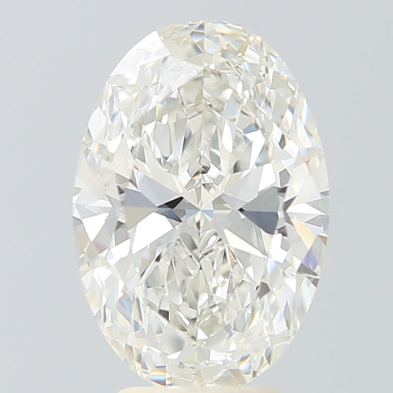 4.41 Carat Oval Shaped, Ideal Cut, G Color, VVS2 Clarity, IGI Certified Lab Grown Diamond