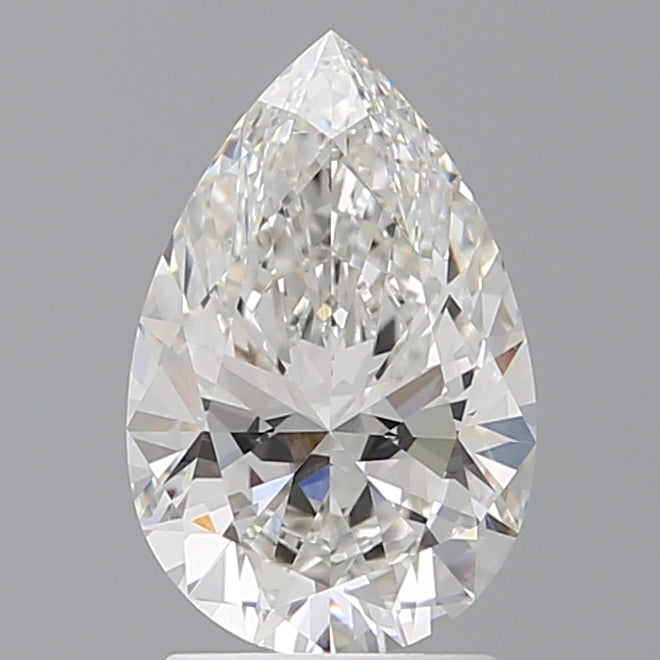2.10 Carat Pear Shaped, Ideal Cut, F Color, VVS2 Clarity, IGI Certified Lab Grown Diamond