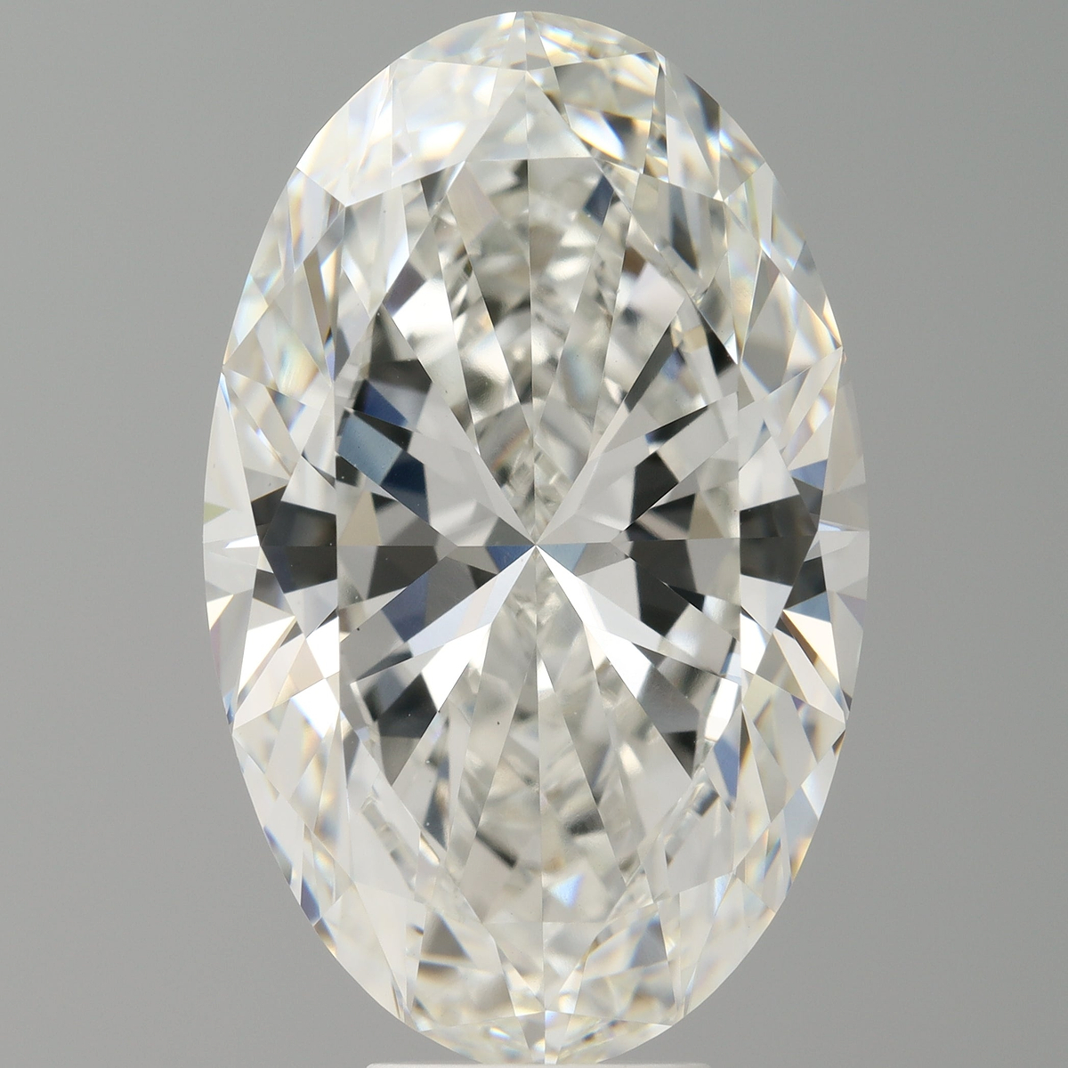 9.10 Carat Oval Shaped, Ideal Cut, F Color, VVS2 Clarity, IGI Certified Lab Grown Diamond