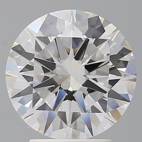 3.02 Carat Round Shaped, Excellent Cut, E Color, VVS2 Clarity, IGI Certified Lab Grown Diamond