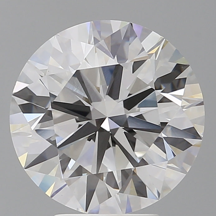 5.09 Carat Round Shaped, Ideal Cut, F Color, VVS2 Clarity, IGI Certified Lab Grown Diamond