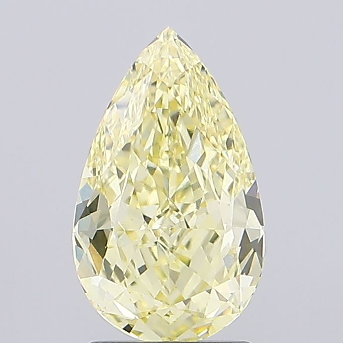 2.09 Carat Pear Shaped, Ideal Cut, VVS2 Clarity, IGI Certified Lab Grown Diamond