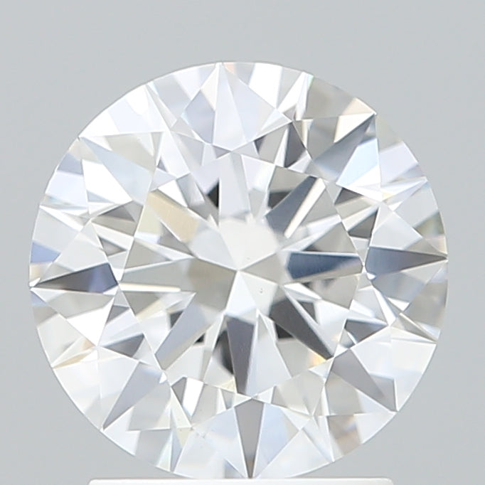 2.06 Carat Round Shaped, Excellent Cut, E Color, VS1 Clarity, IGI Certified Lab Grown Diamond