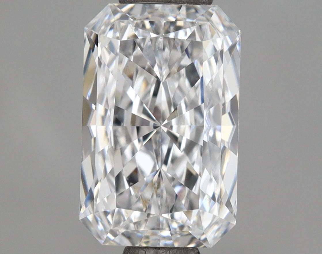 1.11 Carat Radiant Shaped, Excellent Cut, D Color, VVS2 Clarity, IGI Certified Lab Grown Diamond