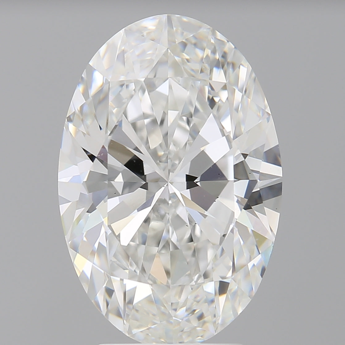 4.50 Carat Oval Shaped, Ideal Cut, F Color, VS2 Clarity, IGI Certified Lab Grown Diamond