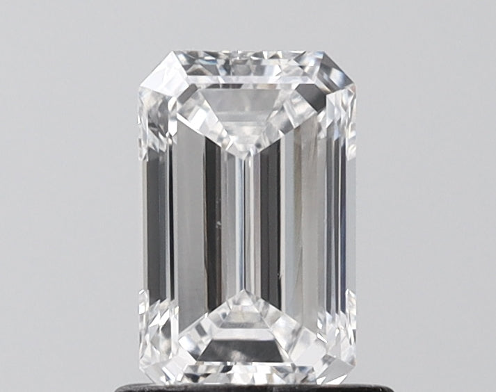 1.00 Carat Emerald Shaped, Excellent Cut, D Color, VVS1 Clarity, IGI Certified Lab Grown Diamond