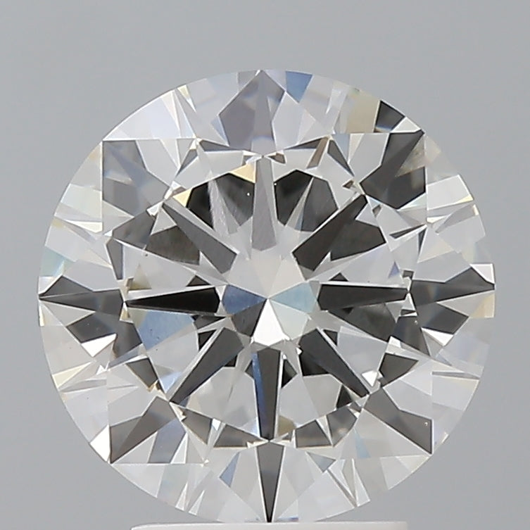 3.52 Carat Round Shaped, Excellent Cut, F Color, VVS2 Clarity, IGI Certified Lab Grown Diamond