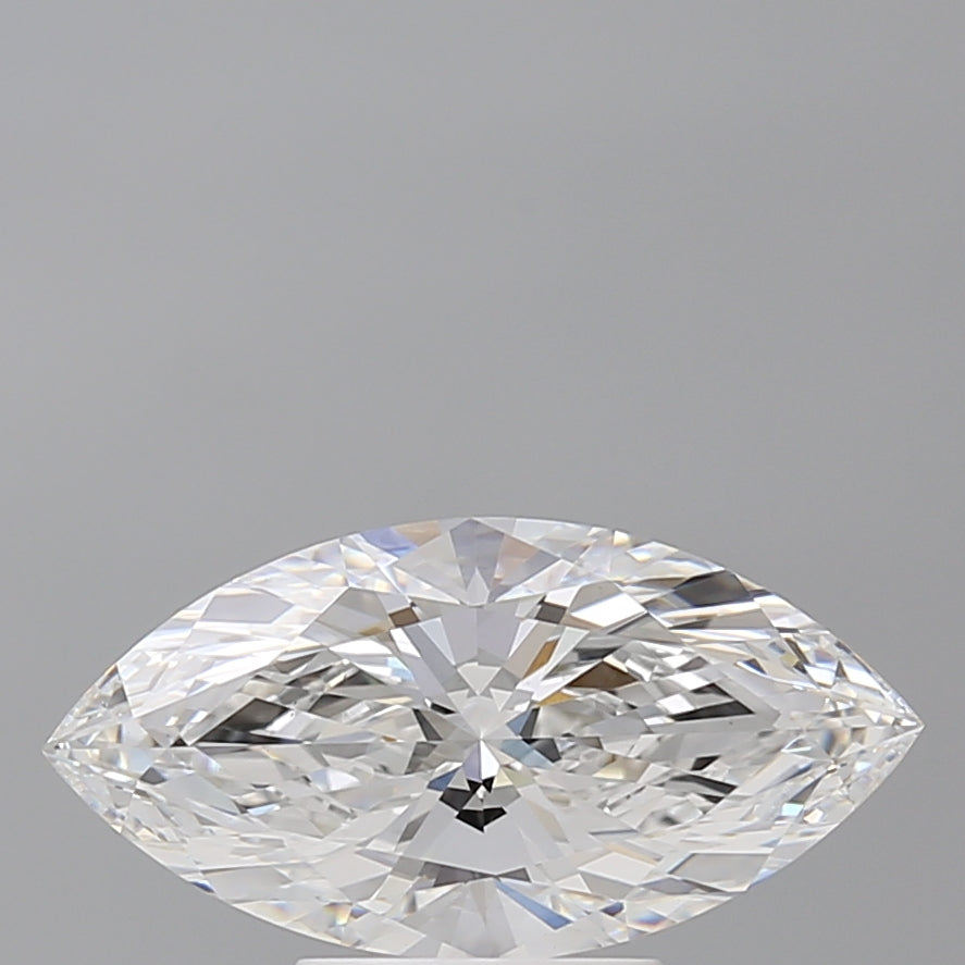 2.57 Carat Marquise Shaped, Ideal Cut, E Color, VS1 Clarity, IGI Certified Lab Grown Diamond