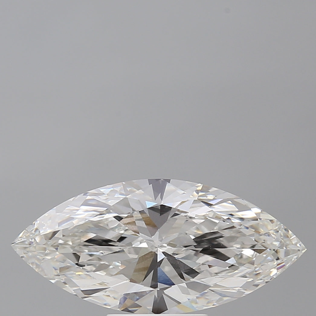 3.57 Carat Marquise Shaped, Excellent Cut, F Color, VS1 Clarity, IGI Certified Lab Grown Diamond
