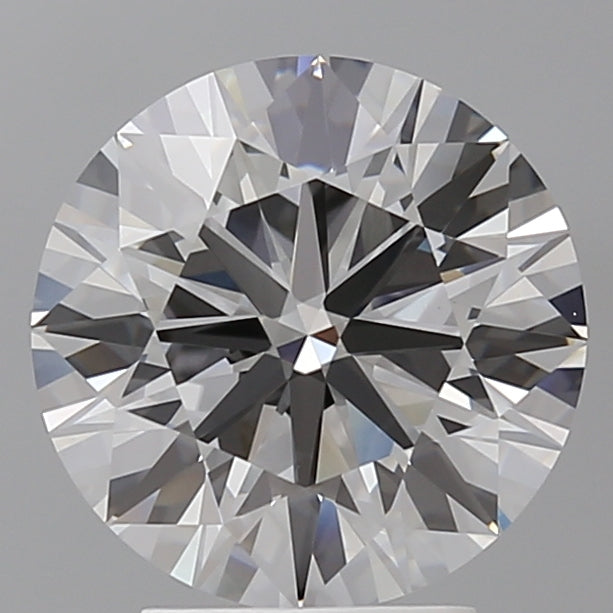 3.50 Carat Round Shaped, Ideal Cut, E Color, VVS2 Clarity, IGI Certified Lab Grown Diamond