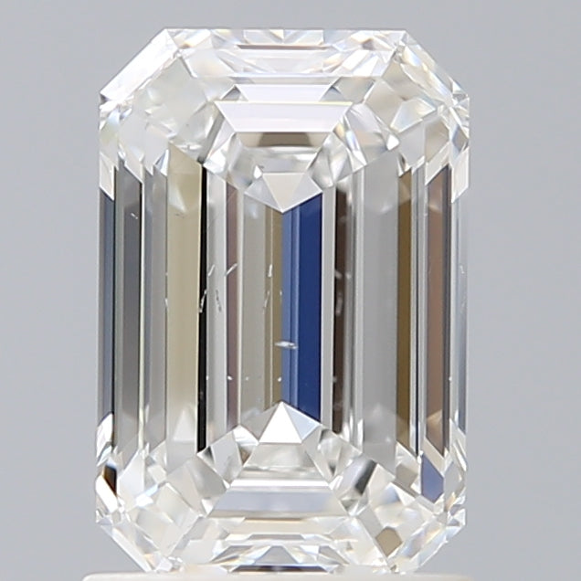 1.71 Carat Emerald Shaped, Ideal Cut, E Color, SI1 Clarity, IGI Certified Lab Grown Diamond