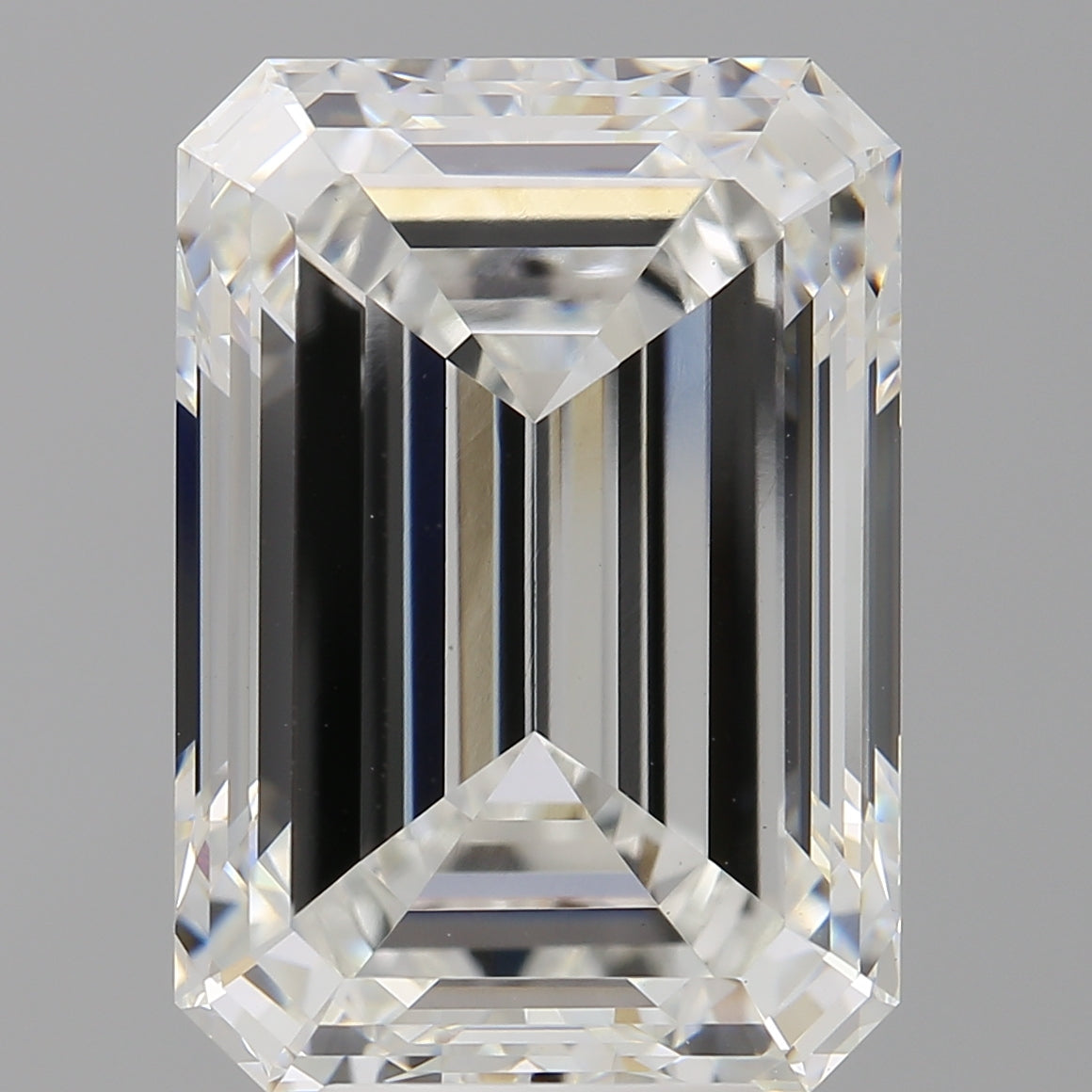 8.06 Carat Emerald Shaped, Ideal Cut, F Color, VVS2 Clarity, IGI Certified Lab Grown Diamond
