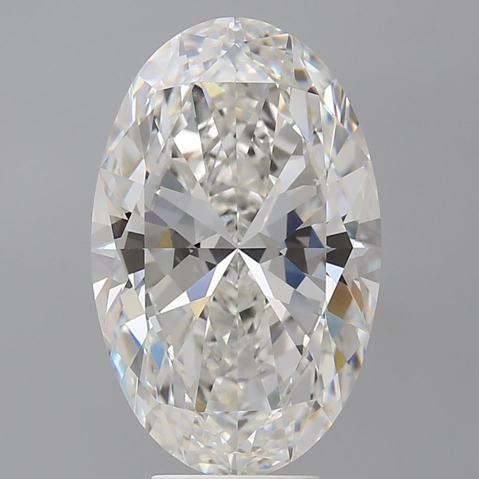 6.57 Carat Oval Shaped, Excellent Cut, F Color, VVS2 Clarity, IGI Certified Lab Grown Diamond