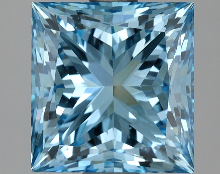 2.57 Carat Princess Shaped, Excellent Cut, VS2 Clarity, IGI Certified Lab Grown Diamond